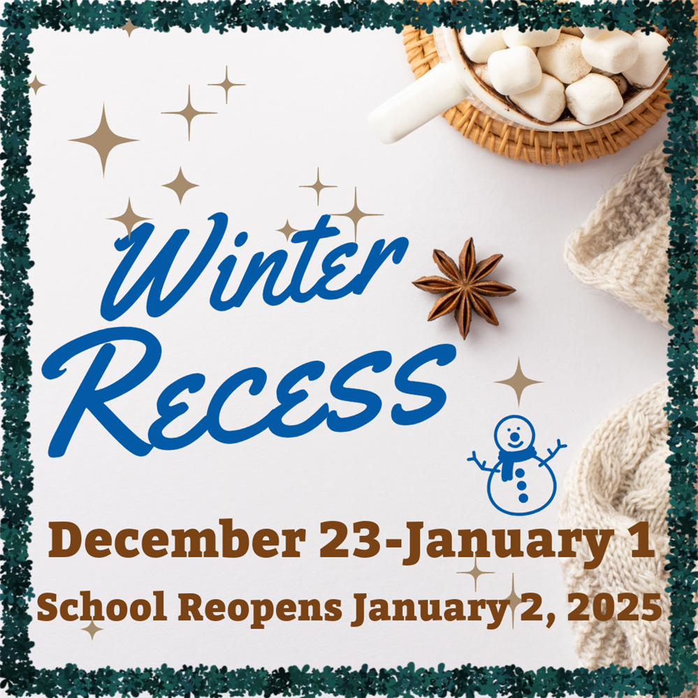  Winter Recess